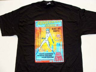   5000 Rockets & Robots 2000 Tour Size XL Black Vintage Tee Shirt Chaser