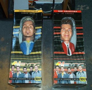   DOLL   NSYNC   LANCE BASS and JC CHASEZ New in Box NEW 2001