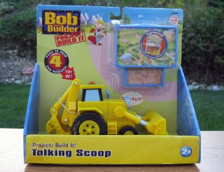   SPECIAL EDITION Wood Chip TALKING SCOOP Digger Truck Toy RARE