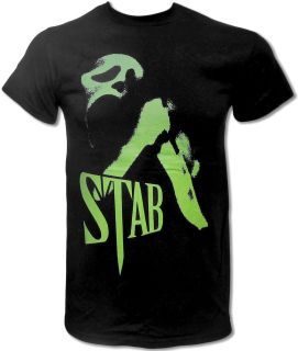 Stab T Shirt (Wes Cravens Scream) Cool Retro Cult Horror 90s Movie T 