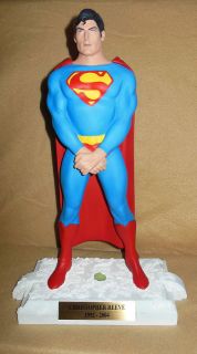CHRISTOPHER REEVES SUPERMAN STATUE w PROFESSIONAL PAINT