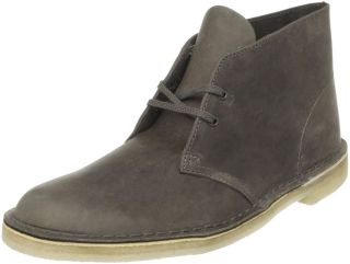 Mens Clarks Original Desert Boot Grey Leather 77821
