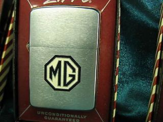 Vintage Zippo Lighter,MG British Car, Pat # 2517191 Salesman Sample