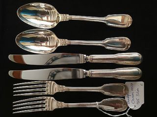 CHRISTOFLE STERLING SILVER .925 CHINON DINNER FORK NEW 