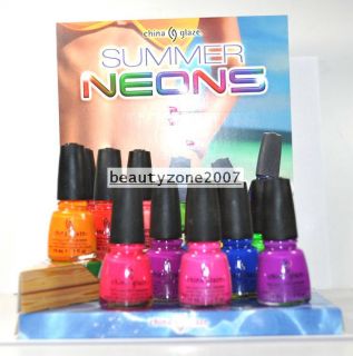 China Glaze Summer Neons Nail Polish Lacquer