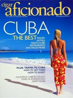 Cigar Aficionado Magazine 2001 05 May June   Best of Cuba   Tasting 