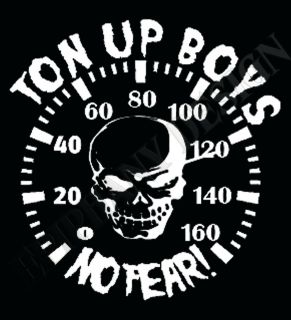 Ton Up Boys Inspired T Shirt Cafe Racers Rockers Rock n Roll The 60 