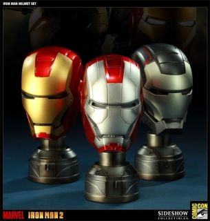 Iron Man   Helmet Set 1:3 Scale Set of 3 (SDCC Exclusive)  B/New in 