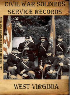 West Virginia Civil War Soldiers Service Records on CD ROM