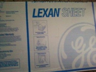 in clear LEXAN POLYCARBONATE sheet 13.5/8 in X 24in