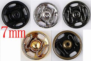 36sets Metal Snap Press Button Sewing on 7mm J0706
