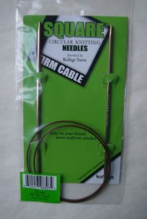 Kollage Square Circular Knitting Needles 32 FIRM