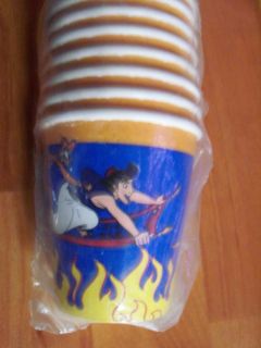 Disneys Aladdin Party Hot/Cold Cups NIP RARE 8 Pack