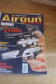 Airgun World Jan 2002 Pistol Progress Air & CO2 Power Systems