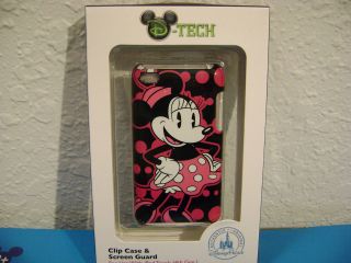   New Minnie Pink & Black iPod Touch 4th Gen Clip Case & Carry Case