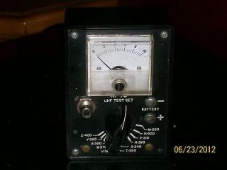 VINTAGE UHF TESTER BATTERY METER HAM Shortwave watt cb radio Cobra