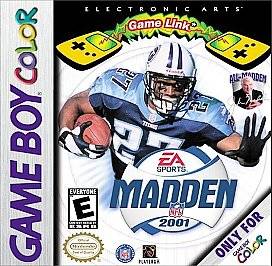 Madden NFL 2001 Nintendo Game Boy Color, 2000