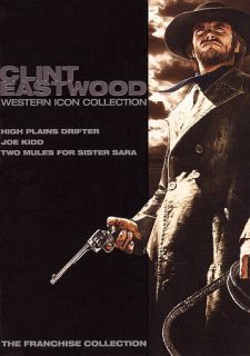Clint Eastwood Western Icon Collection DVD, 2011, 2 Disc Set, With 