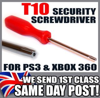   SECURITY SCREWDRIVER REPAIR TOOL OPEN FOR CONSOLES XBOX 360 / PS3 NEW