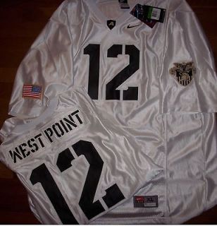   west point CADETS #12 Nike football PRO COMBAT rivalry jersey $80 XL