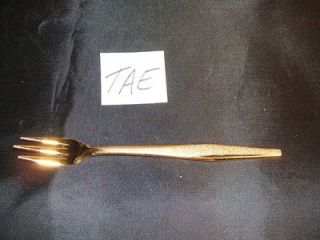 PICKLE FORK GOLD PLATED Flatware CONDIMENT SERVING UTENCILS New