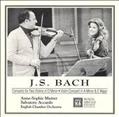 Bach Concerto for Two Violins in D minor Violin Concerti in A 