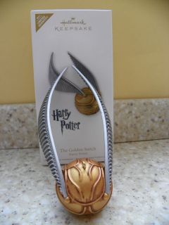 Hallmark Christmas Ornament GOLDEN SNITCH Harry Potter 2011 Limited 