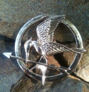   Hunger Games Gold Mockingjay Costume Pin   RARE   Metal   S. Collins