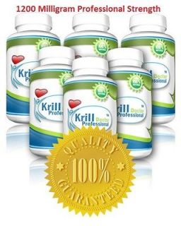 Newly listed 6 x BOTTLES KRILL OIL   1200mg   360ct    