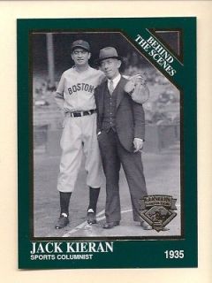   WW2 Spy] MOE BERG, Red Sox with JACK KIERAN (@1995 Conlon/Megacards