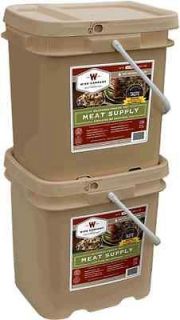 Wise Foods,120 Variety Freeze Dried Meat Entrees, MRE, Long Term 