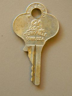 Eagle Lock Co. Terryville Conn Key  JZKTC  Vintage  Collectible