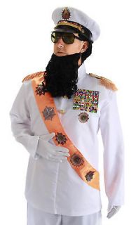 The Dictator Military Costume Jacket Gaddafi Movie Mens Adult S M L XL