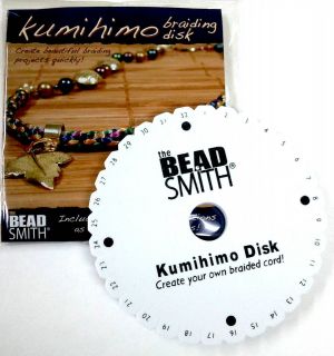 Kumihimo 6 Large Round Braiding Disks Necklace and Bracelet