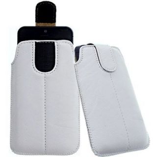 WHITE SECURED POUCH CASE COVER HOLSTER WALLET fOr Samsung Convoy 2