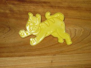 caillou plastic cookie cutter of gilbert cinar rare from canada