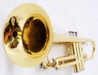 NEW Crescent 2013 BAND APRVD. BRASS Bb Trumpet +CASE+WARRANTY