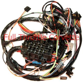 1979 Corvette Dash Wiring Harness without Power Windows
