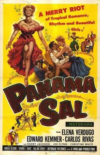 16mm SCOPE Feature Film   PANAMA SAL   Rare 1957 Republic Movie 