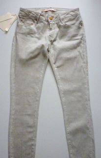   GREY Skinny Jeans Sateen Stretch Denim Cropped Trousers UK8 10 £39.99