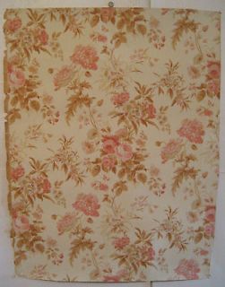 Beautiful Antique 19th Century French Dumas Floral Wallpaper (7860)