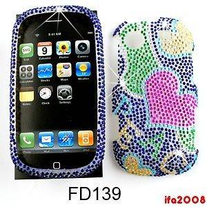   MESSAGER TOUCH SCH R631 R630 CRYSTAL DIAMOND HEART CASE COVER SKIN