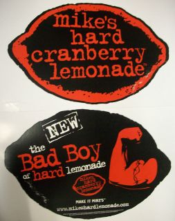 mikes hard cranberry lemonade the Bad Boy of hard lemonade Cardboard 