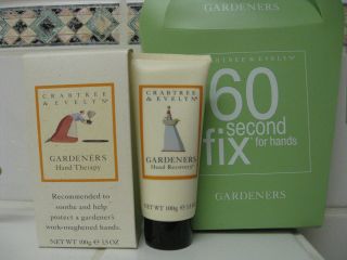 Crabtree & Evelyn Gardeners 60 Second Hand Therapy & Recovery Fix For 