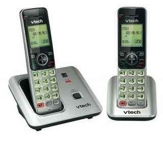 Vtech 2 Handsets Cordless Phone System with Caller ID/Call Waiting 