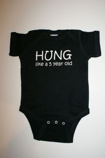 Funny Cute Baby Infant Onesie Creeper NWT Free Shipping to USA Hung 