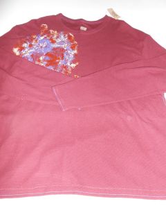 XXL Mens Daniel Cremieux Long Sleeve Ribbed Shirt NWT Burgundy $30