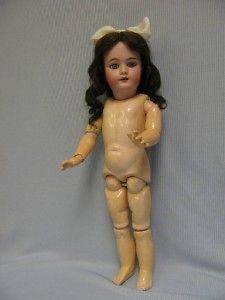 21 Antique Bisque Doll c1897 HANDWERCK HALBIG #99 DEP Rare Ball+Rod 
