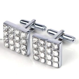   Mens Business Suit Wedding party Cufflinks Cuff Links + Free Gift Box