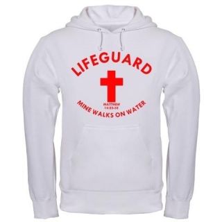 LIFEGUARD MINE WALKS ON WATER CHRISTIAN JESUS CHRIST hoodie hoody